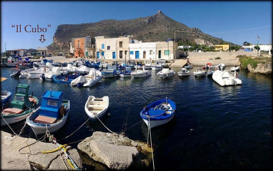 Il Cubo, Monovano Col Mare Su Tre Fronti. Favignana Exterior photo